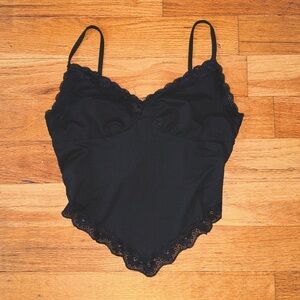 Angular crop top tank